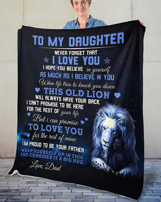 Special Gift For Your Daughter Blanket - From Dad (SKUB06-67)
