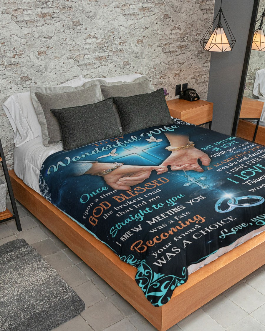 Special Gift For Your Wife Blanket - From Husband (SKUB07-168)