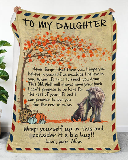 Special Gift For Your Daughter Blanket - From Mom