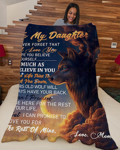 Special Gift For Your Daughter Blanket - From Mom