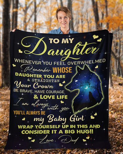 Special blanket for Daughter - From Dad blanket