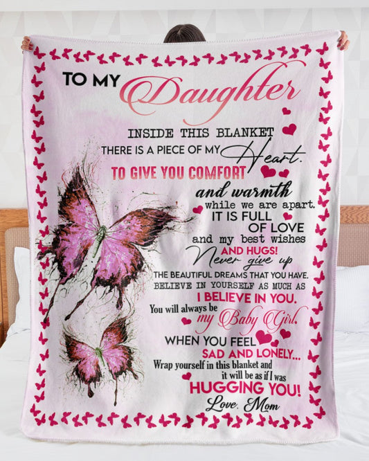 Special blanket for Daughter - From Mom blanket (SKUB06-101)
