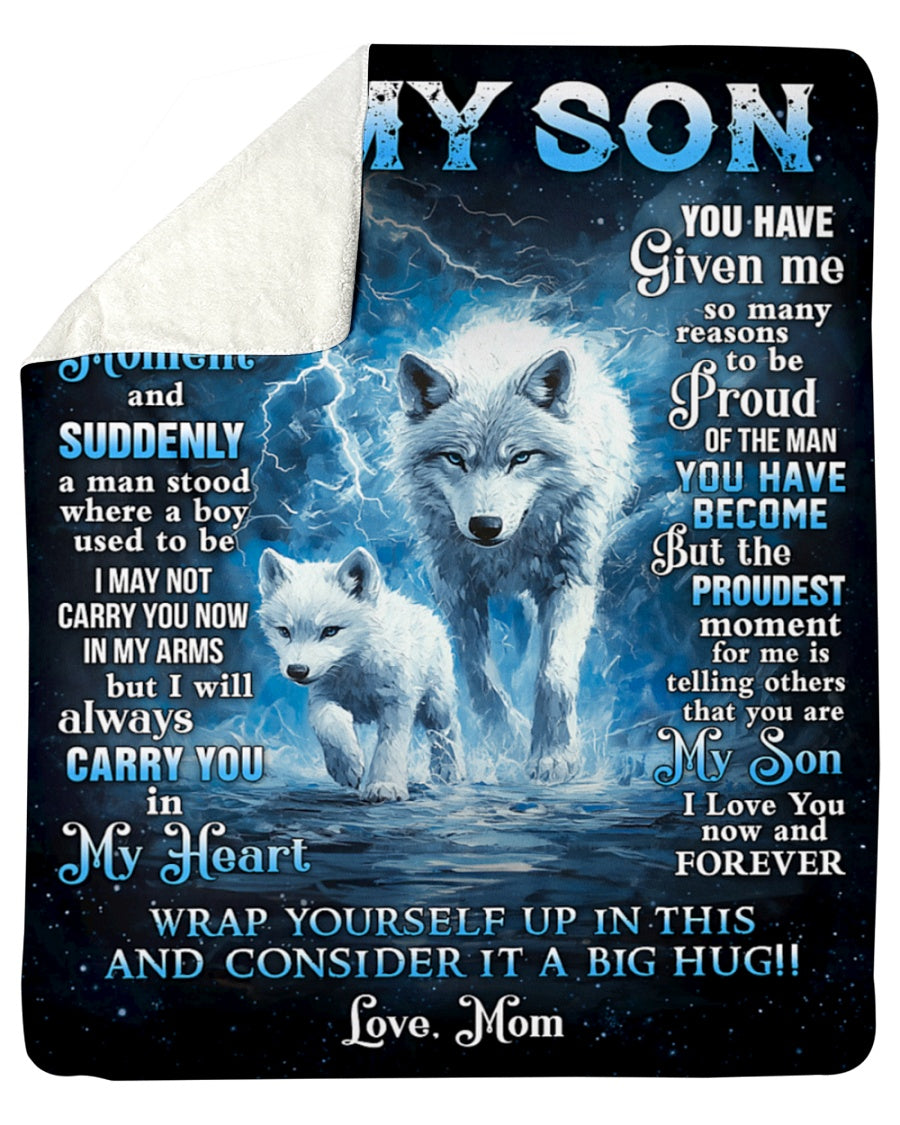 Special Gift For Your Son Blanket - From Mom (SKUB11-131)