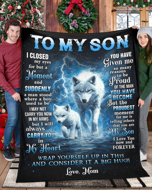 Special Gift For Your Son Blanket - From Mom (SKUB11-131)