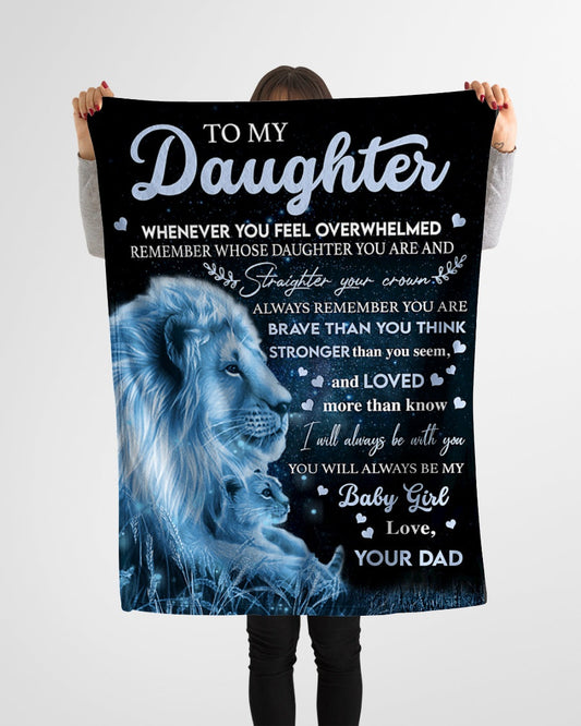 Special blanket for Daughter - From Dad blanket