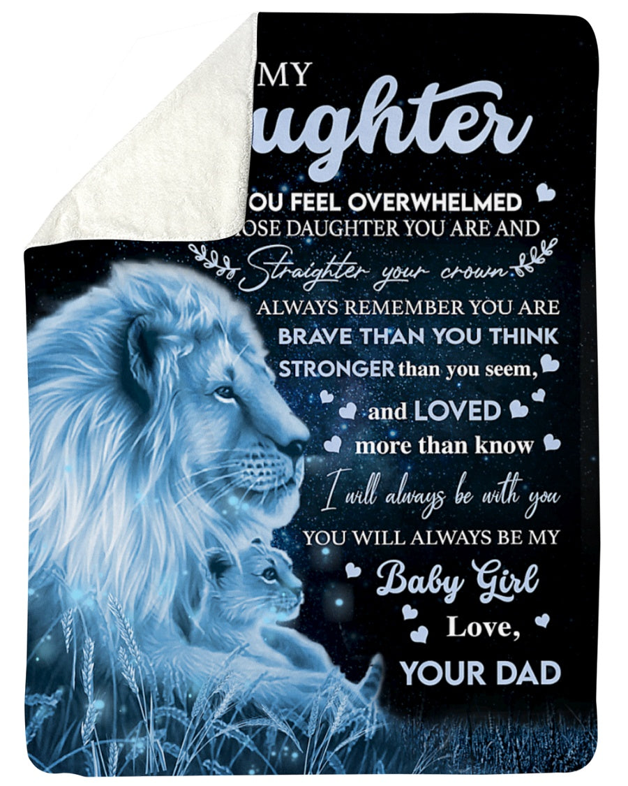 Special blanket for Daughter - From Dad blanket