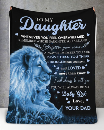 Special blanket for Daughter - From Dad blanket