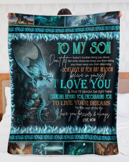 Special blanket for Son - From Mom blanket
