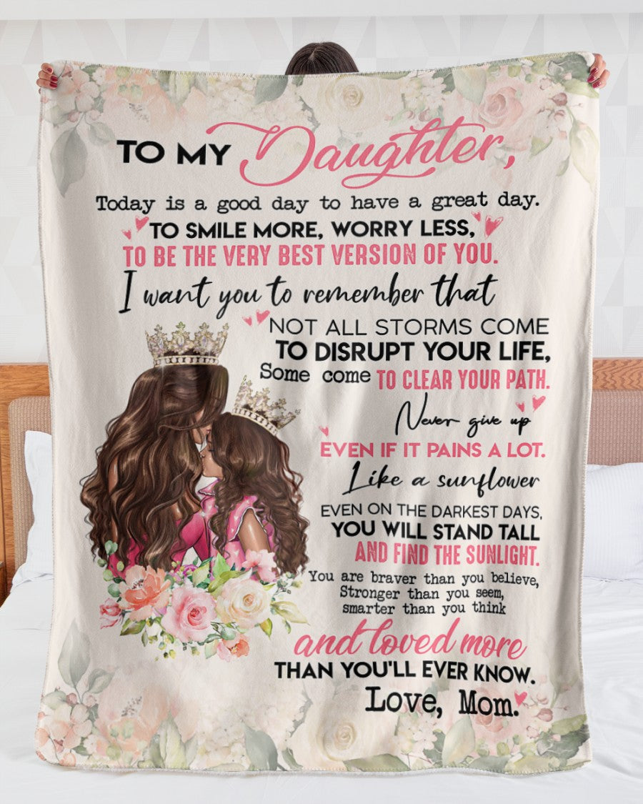 Special blanket for Daughter - From Mom blanket (SKUB06-120)