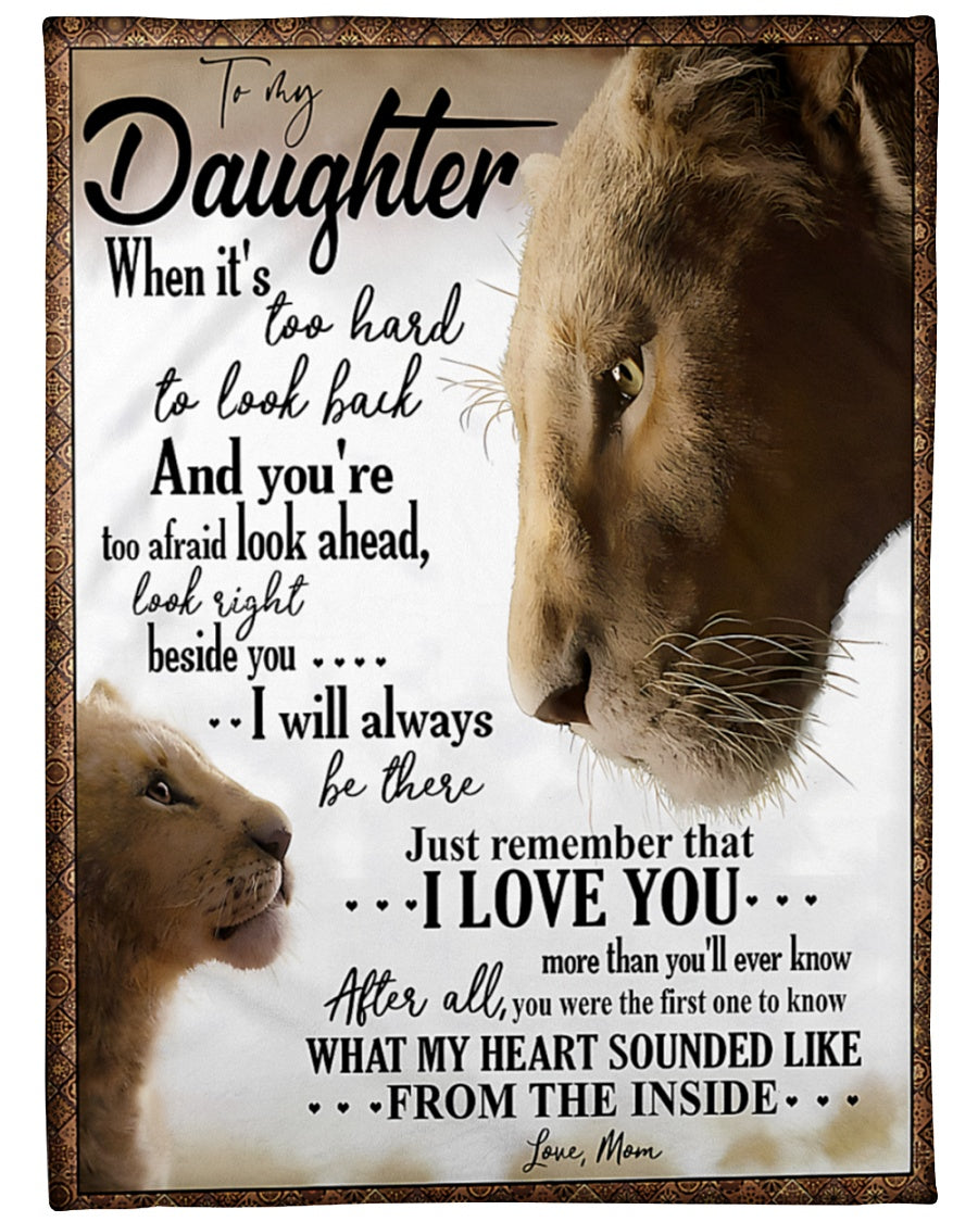 Special blanket for Daughter - From Mom blanket