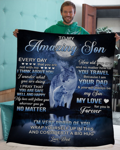 Special blanket for Son - From Dad blanket