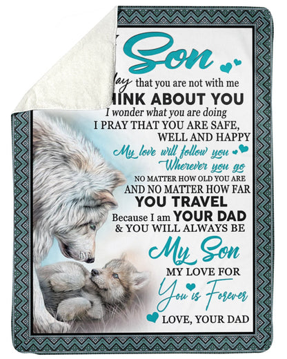 Special blanket for Son - From Dad blanket