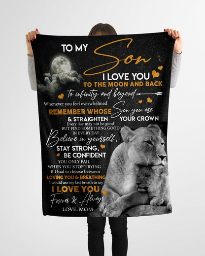 Special blanket for Son - From Mom blanket