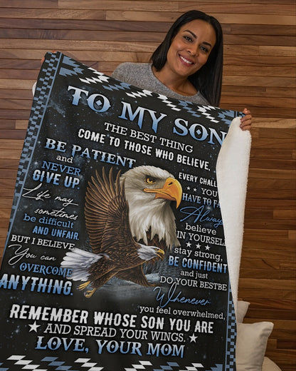 Special blanket for Son - From Mom blanket