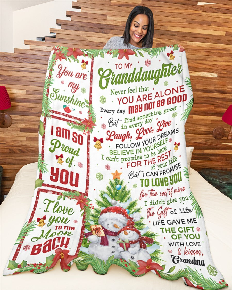 BLANKET FOR GRANDDAUGHTER FROM GRANDMA – XMAS GIFT (SKUB-CHRISTMAS)