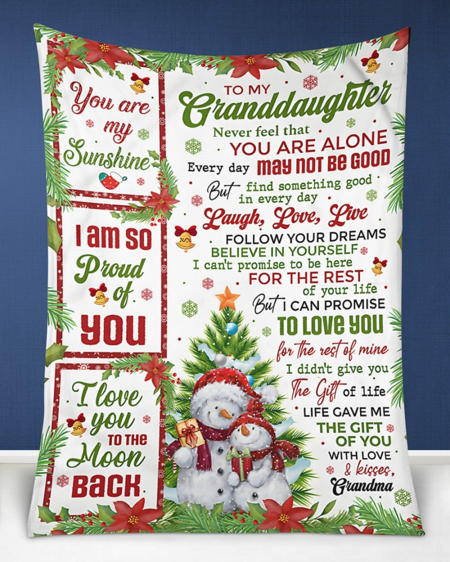 BLANKET FOR GRANDDAUGHTER FROM GRANDMA – XMAS GIFT (SKUB-CHRISTMAS)