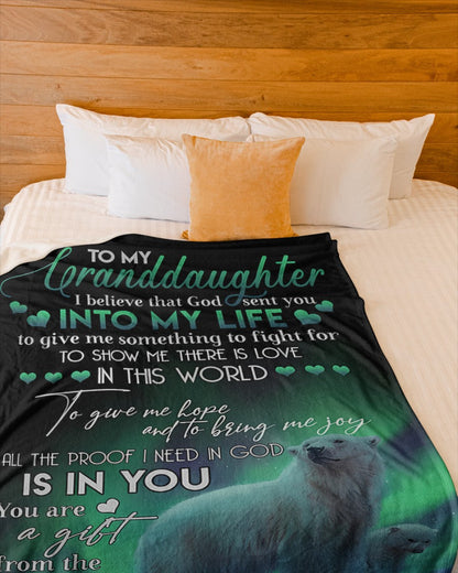 TO MY DAUGHTER - GIFT FOR DAUGHTER - Sherpa Fleece Quilt Blanket (SKUB10-88)