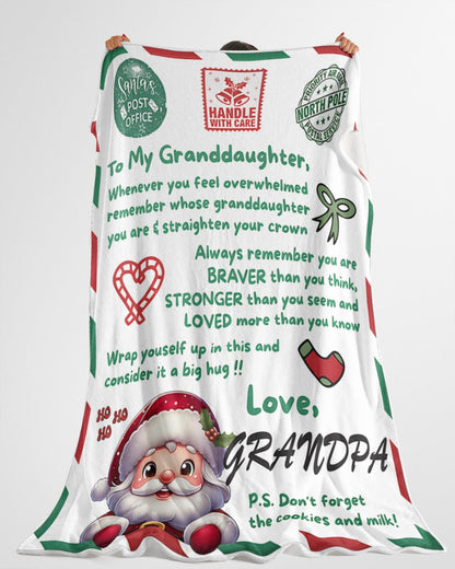 BLANKET FOR GRANDDAUGHTER – COMFORT & WARMTH GIFT  Sherpa Fleece Blanket NTTD00 (SKUB10-181)