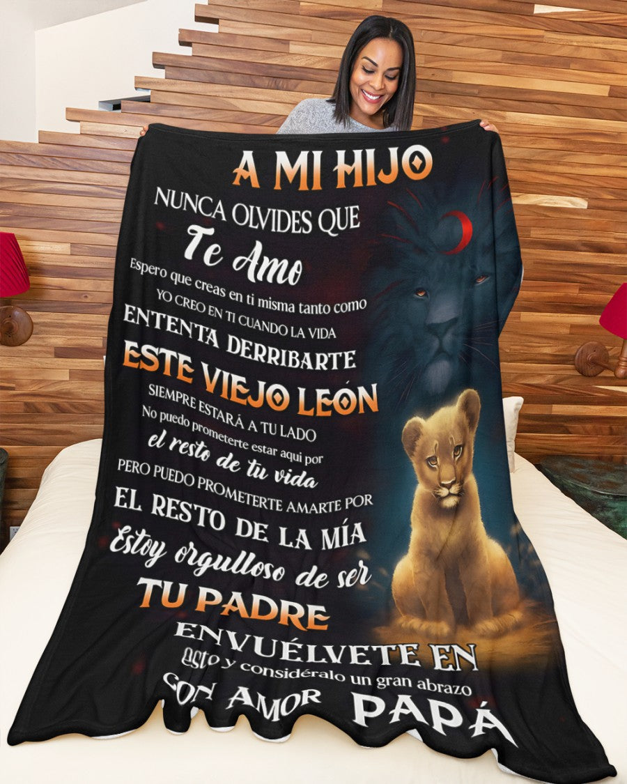 Manta para Hijo – Regalo de Consuelo y Calidez de Papá Manta Acolchada de Forro Polar Sherpa NTTDsp (SKUB11-72)