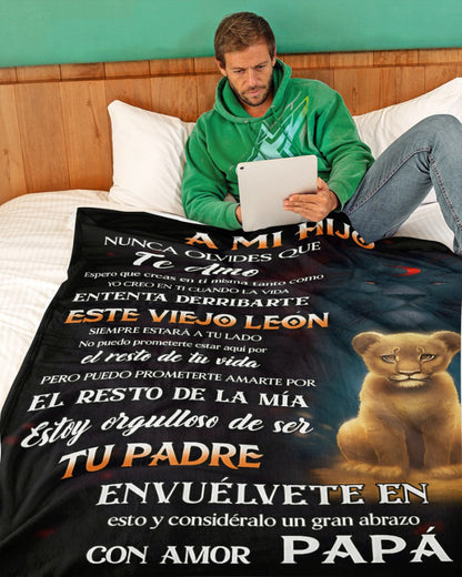 Manta para Hijo – Regalo de Consuelo y Calidez de Papá Manta Acolchada de Forro Polar Sherpa NTTDsp (SKUB11-72)