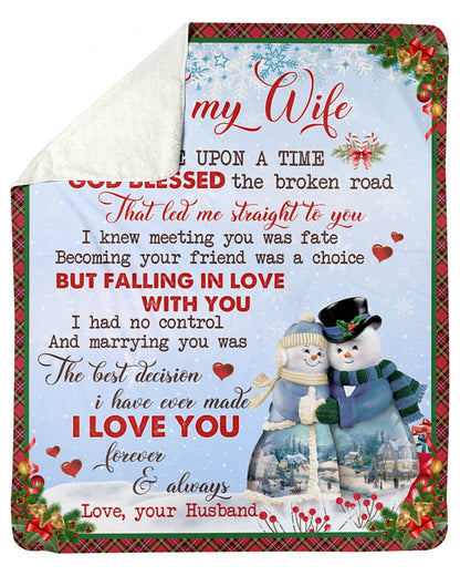 BLANKET FOR WIFE FROM HUSBAND – XMAS GIFT FULL