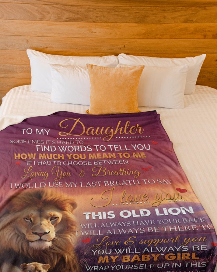 Special Gift for Your Daughter - From Dad Blanket (SKUB11-56)