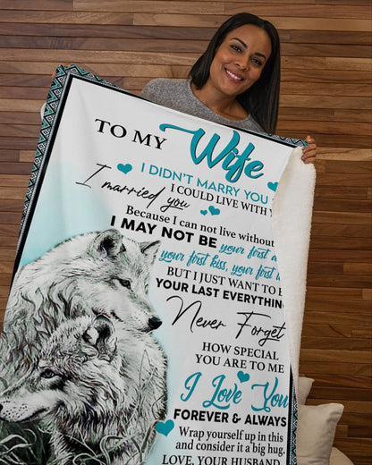 Special Gift For Wife Blanket - From Husband