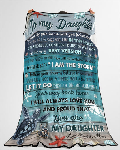Special Gift For Your Daughter Blanket - From Mom