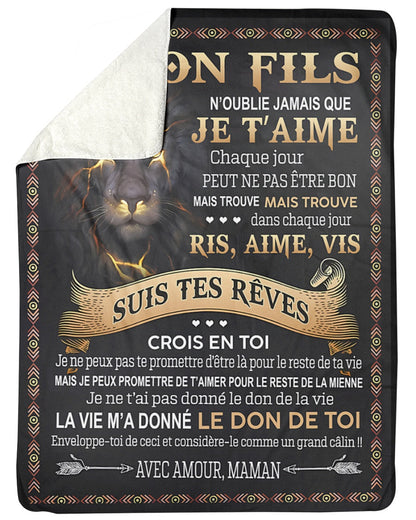 Cadeau Spécial Pour Ton Fils Couverture - De Maman (SKUB09-131)