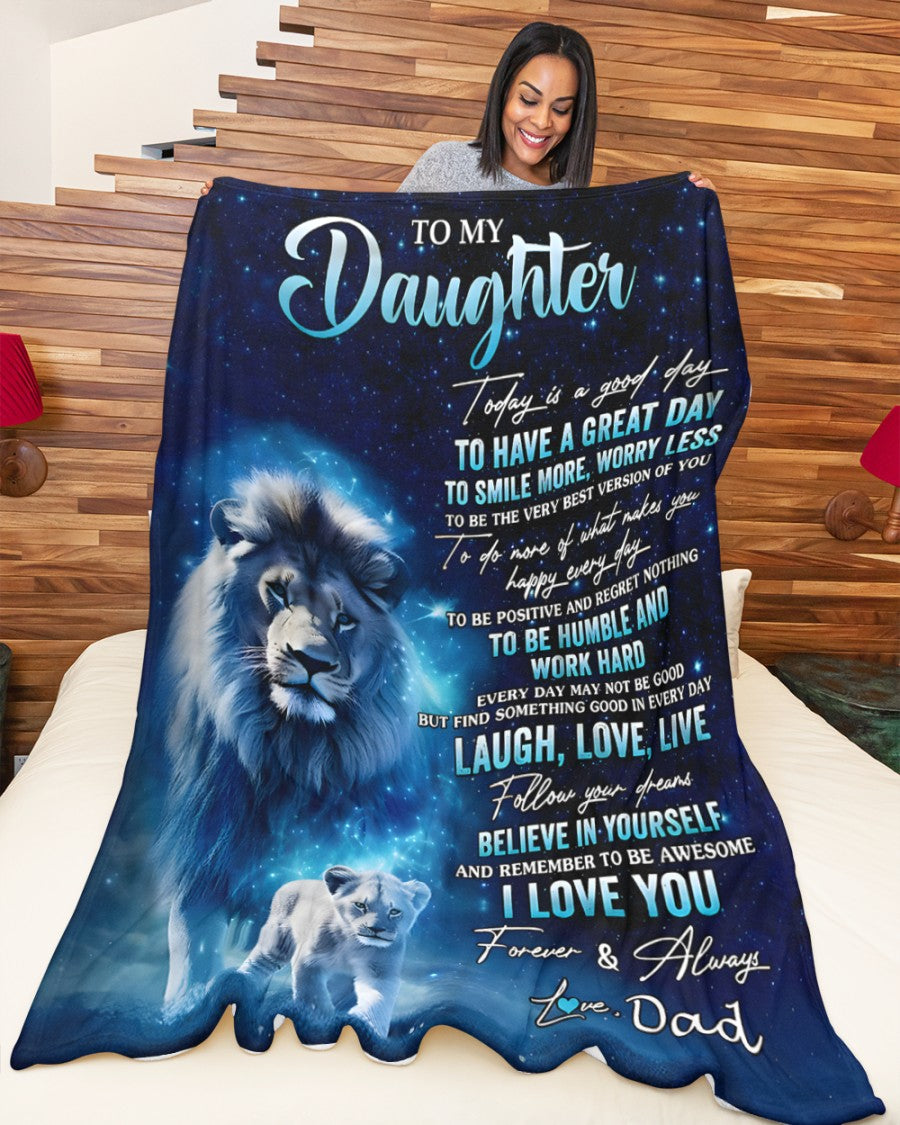 Special Gift For Your Daughter Blanket - From Dad (SKUB11-60)