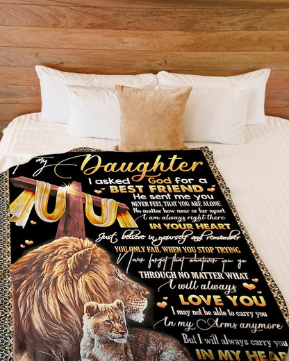 Special Gift For Your Daughter Blanket - From Dad