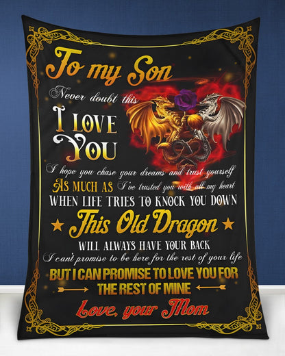 Special Gift for Your Son - From Mom Blanket (SKUB11-85)