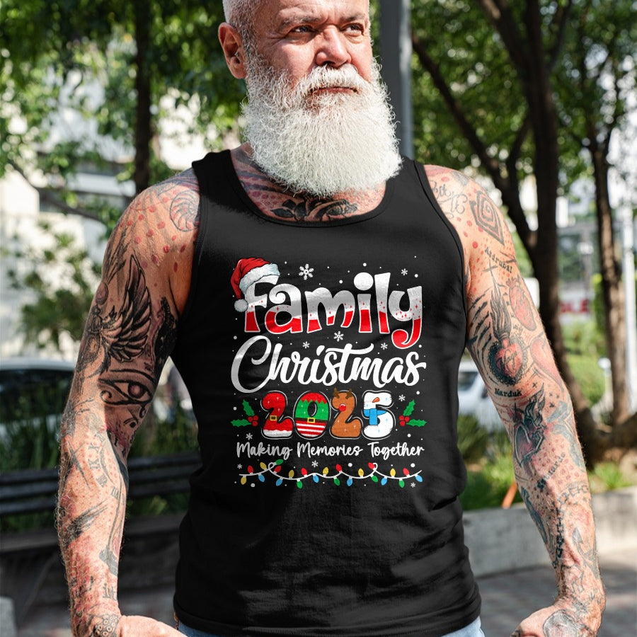 Family Christmas 2025 Matching Outfit Xmas Squad Santa T-Shirt - Christmas Unisex T-Shirt/Hoodie/Sweatshirt - TRNN00
