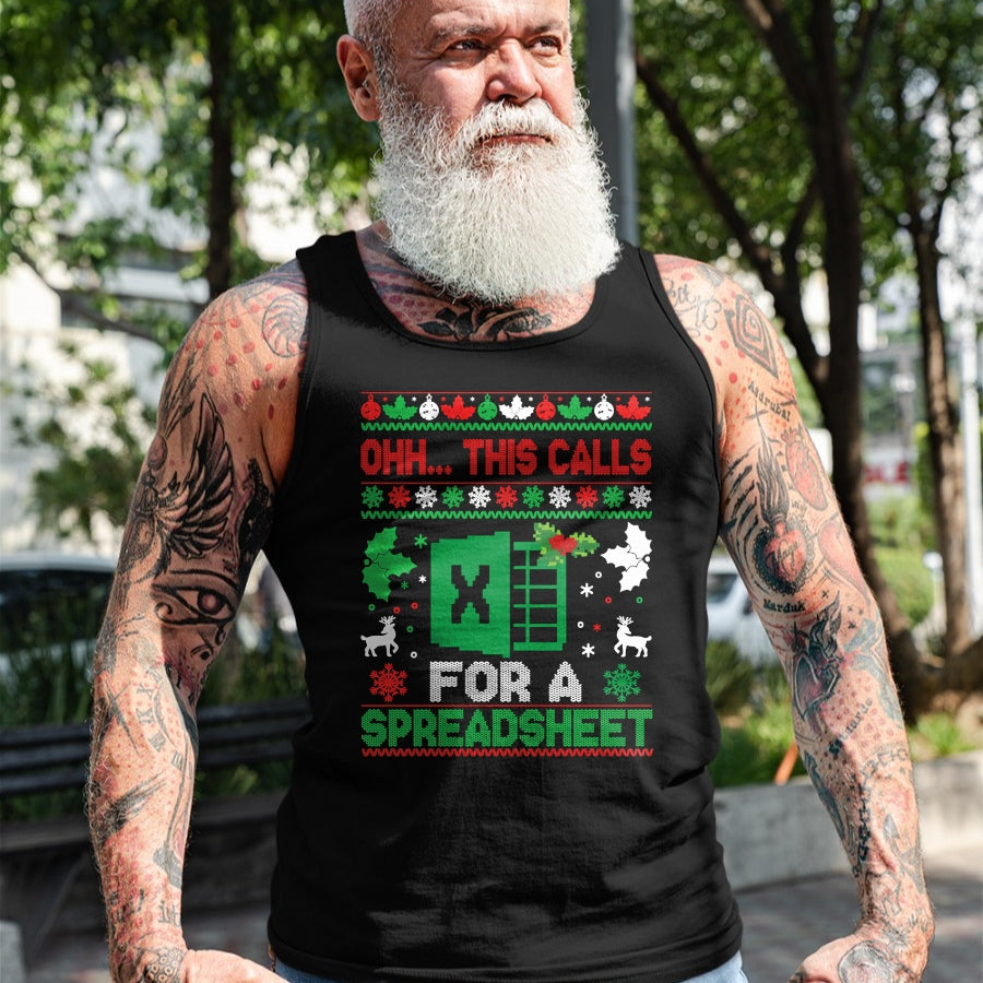 Oh this calls for a Spreadsheet Christmas sweater Excel Sweatshirt - Christmas Unisex T-Shirt/Hoodie/Sweatshirt - TRNN00