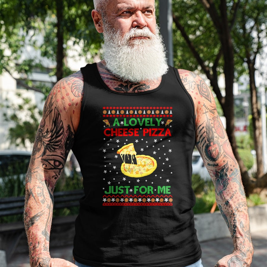 A Lovely Cheese Pizza Shirt Alone Funny Kevin X-Mas Home T-Shirt - Christmas Unisex T-Shirt/Hoodie/Sweatshirt - TRNN00