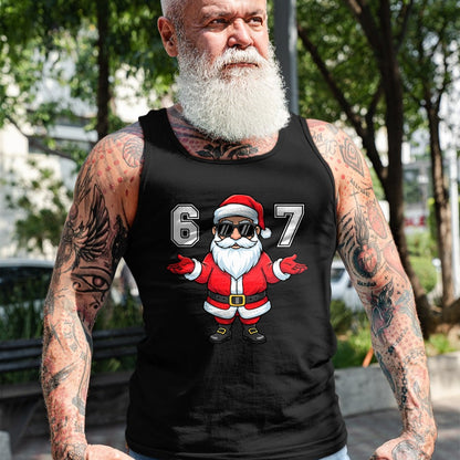67 Meme Six Seven 6 7 Funny Santa Matching Xmas 67 Christmas T-Shirt - Christmas Unisex T-Shirt/Hoodie/Sweatshirt - TRNN00 (Copy)