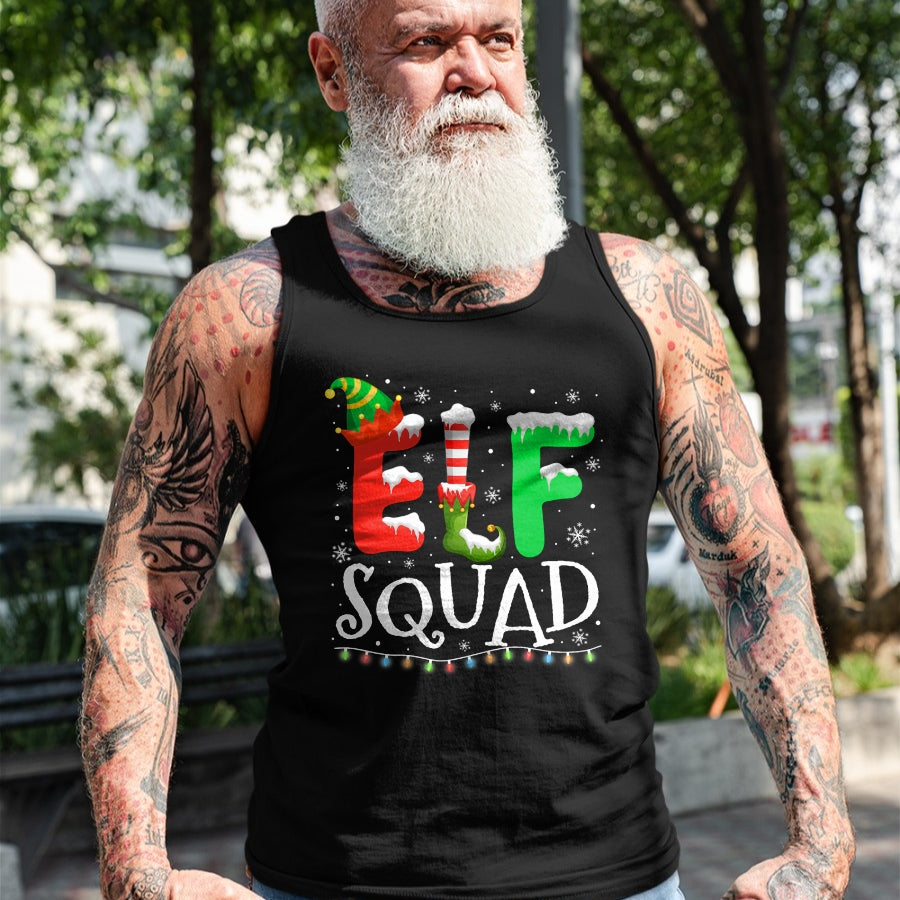 Elf Family Christmas Matching Pajamas Xmas Elf Squad T-Shirt - Christmas Unisex T-Shirt/Hoodie/Sweatshirt - TRNN00