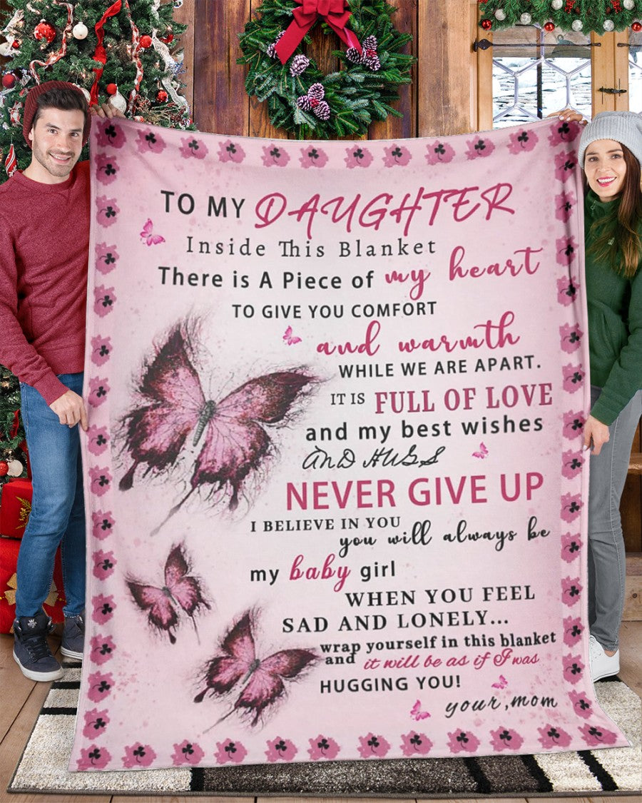 MOM TO DAUGHTER BLANKET – COMFORT & WARMTH GIFT NTTD00