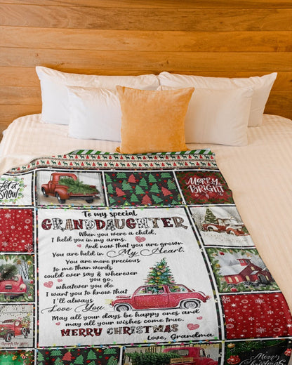 BLANKET FOR GRANDDAUGHTER FROM GRANDMA – XMAS GIFT (SKUB-CHRISTMAS5)