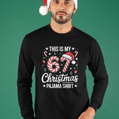 This My 67 Christmas Pajama 67 Meme Gen Alpha Boys Girls T-Shirt - Christmas Unisex T-Shirt/Hoodie/Sweatshirt - TRNN00