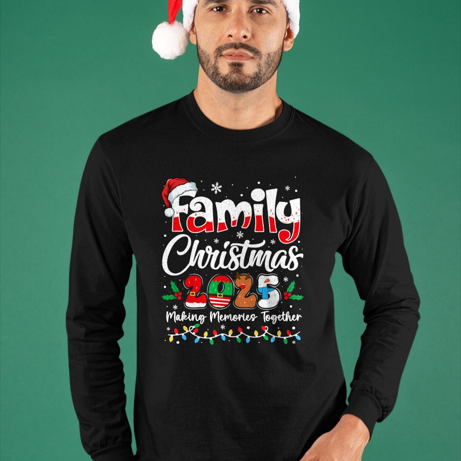 Family Christmas 2025 Matching Outfit Xmas Squad Santa T-Shirt - Christmas Unisex T-Shirt/Hoodie/Sweatshirt - TRNN00