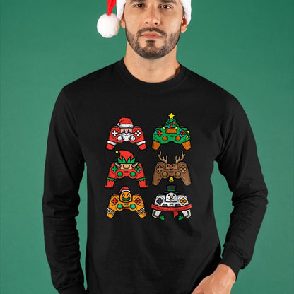 Christmas Gamer Controller Xmas Gaming T-Shirt - Christmas Unisex T-Shirt/Hoodie/Sweatshirt - TRNN00