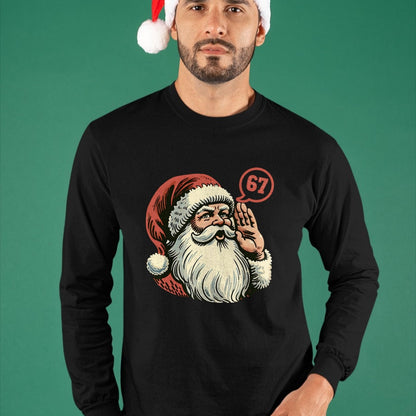 67 Christmas Funny Six Seven Meme Brainrot Santa Claus Boys T-Shirt - Christmas Unisex T-Shirt/Hoodie/Sweatshirt - TRNN00