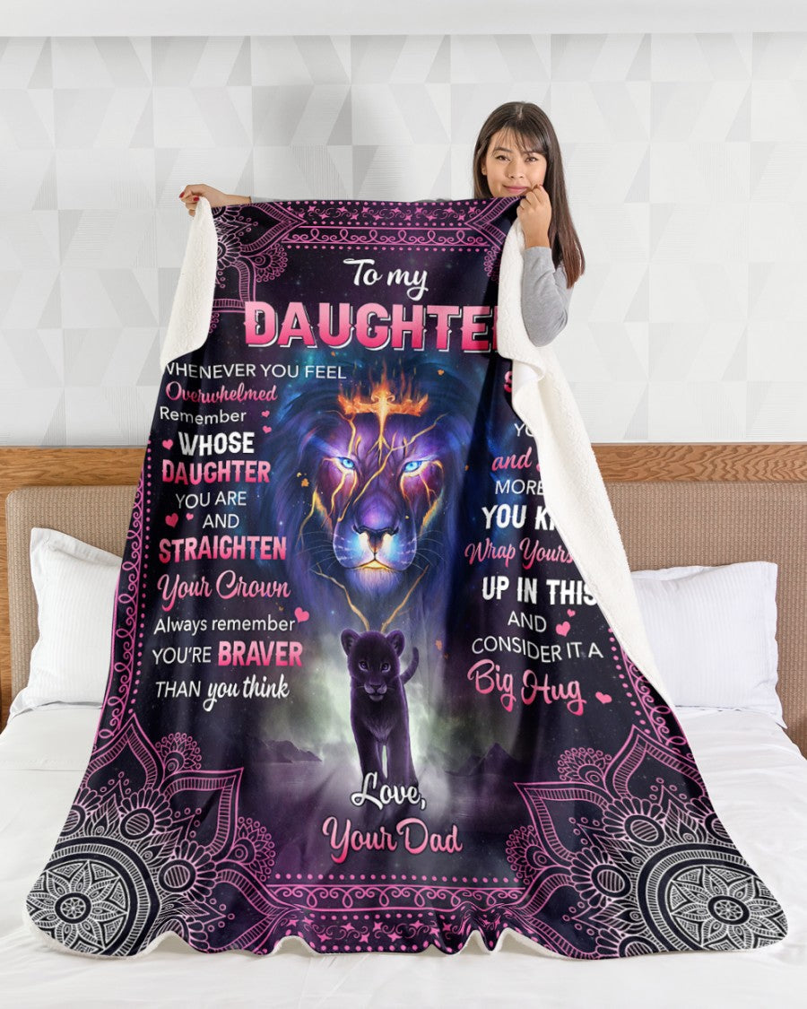 Special blanket for Daughter - From Dad blanket