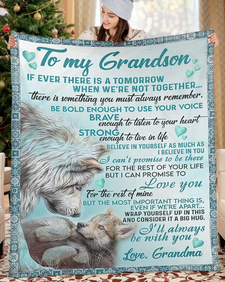To My Grandson blanket - from grandma (SKUB06-109)