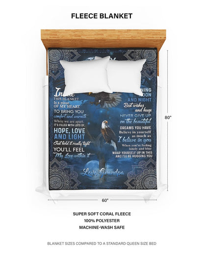 Special Gift For Your Grandson Blanket - From Grandpa (SKUB11-140)