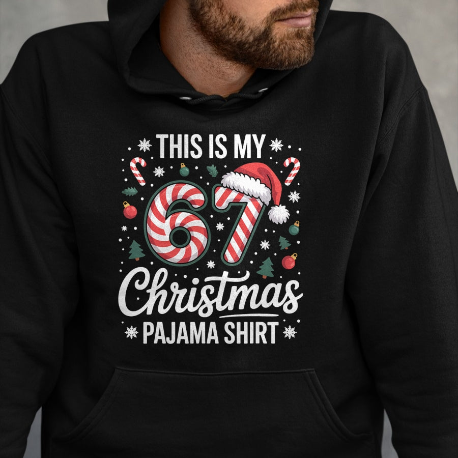 This My 67 Christmas Pajama 67 Meme Gen Alpha Boys Girls T-Shirt - Christmas Unisex T-Shirt/Hoodie/Sweatshirt - TRNN00