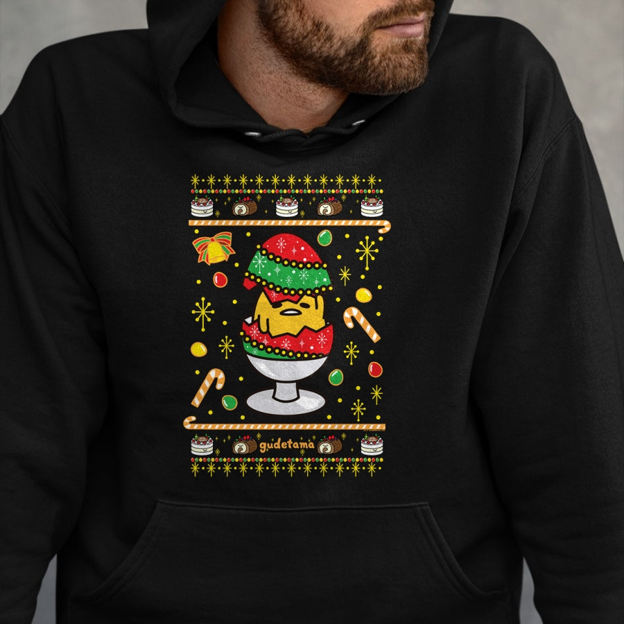 Gudetama Ugly Christmas Egg T-Shirt - Christmas Unisex T-Shirt/Hoodie/Sweatshirt - TRNN00
