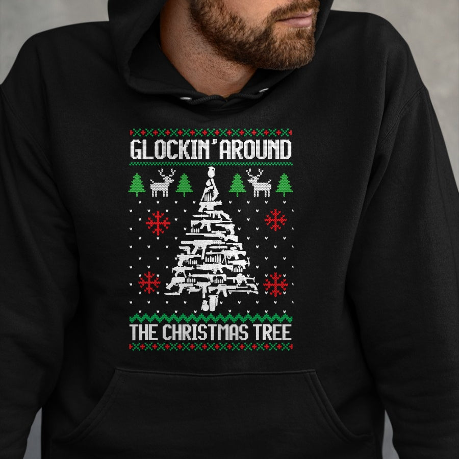 Funny Guns Ugly Christmas Sweaters for Gun Lovers Men Women T-Shirt - Christmas Unisex T-Shirt/Hoodie/Sweatshirt - TRNN00