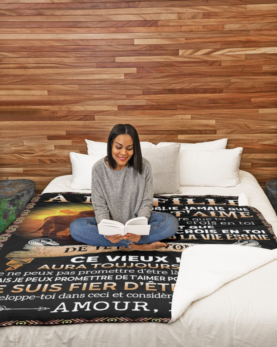 Cadeau Spécial Pour Ta Fille Couverture - De Papa (SKUB09-101)